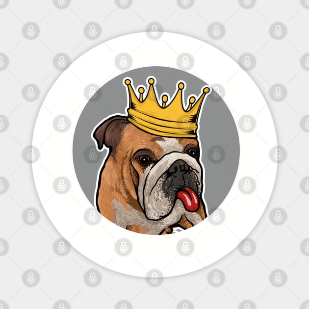 king dog Magnet by kating